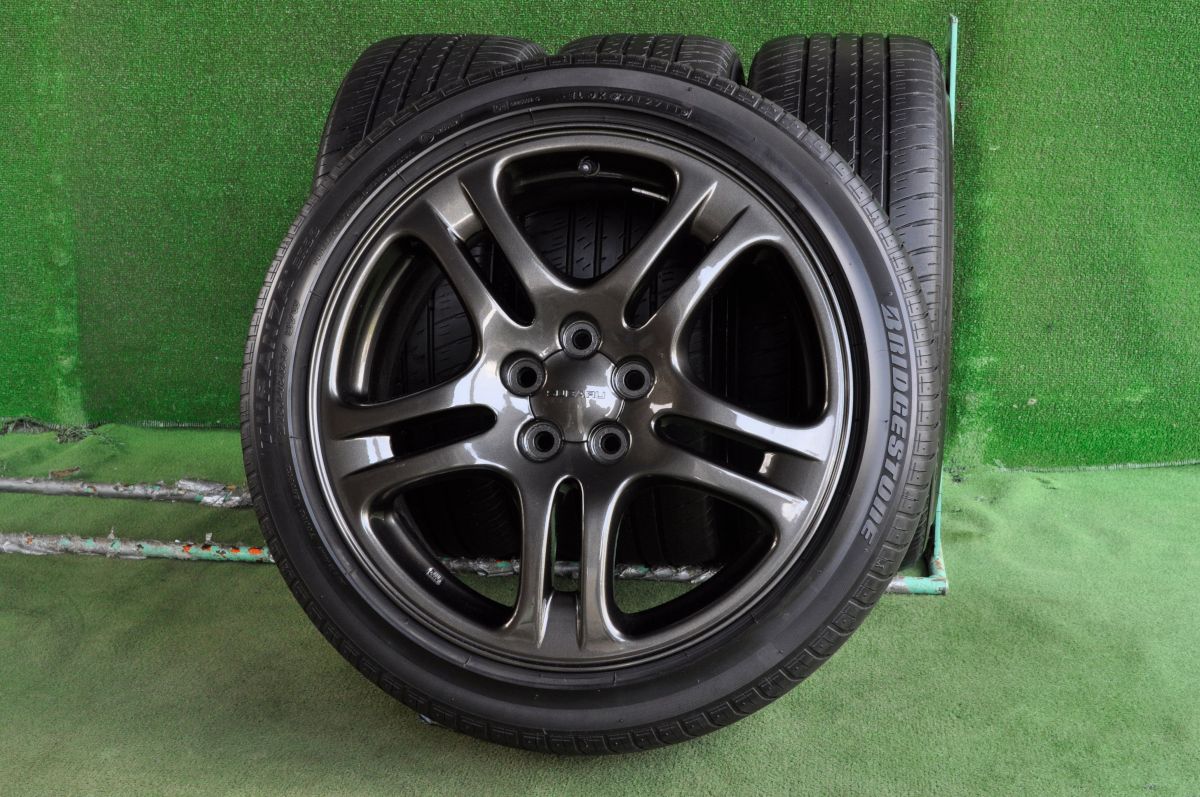 LEGACY レガシィ純正アルミ シルバー 215/45R17 スタッドレスブリヂストンブリザックレボ GZ IMPREZAインプレッサ EXIGAエクシーガ BRZ 86