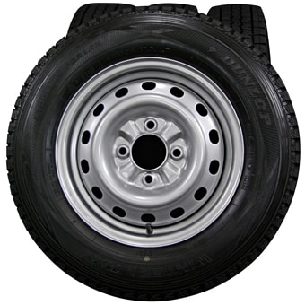 油野工業 YM 14×5J(+37)PCD114.3-4H 新品 シルバースチール DUNLOP (ダンロップ) WINTER MAXX ( ウインターマックス) SV01 165R14 6PR LT 中古 スタッドレス タイヤホイール 4本 [14tsw002] | カートレード21