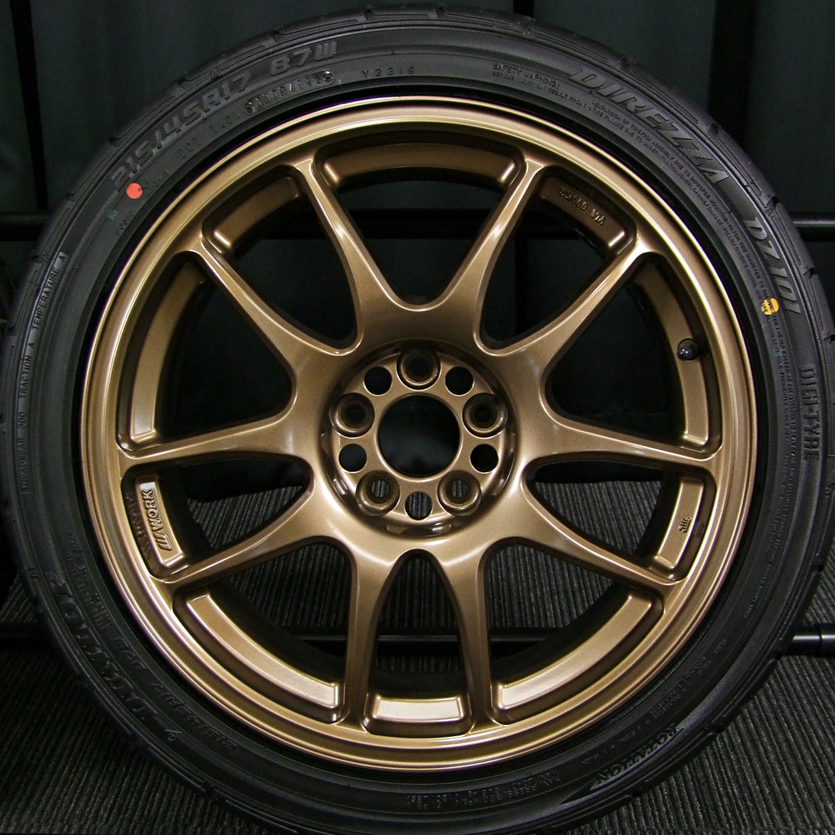 WORK 【送料無料】WORK EMOTION CR kai ワーク 17インチ 4本セット PCD114.3 4穴 7J +42 コルト ラリーアート バージョンR 215/45R17