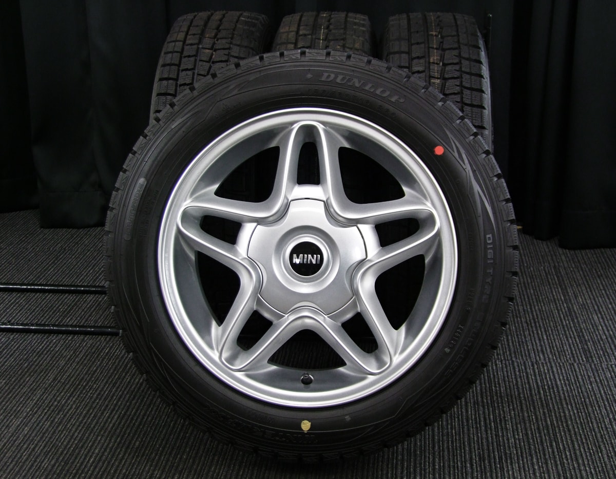 BMW MINI純正 195/55R16 バリ山スタッドレス ミニ R55R56