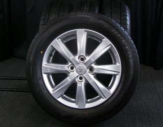 TOYOTA (トヨタ) AQUA (アクア) 純正 15×5.5J(+45)PCD100-4H シルバー DUNLOP (ダンロップ) ENASAVE  (エナセーブ) EC300 175/65R15 中古 タイヤホイール 4本 [15gas028] | カートレード21