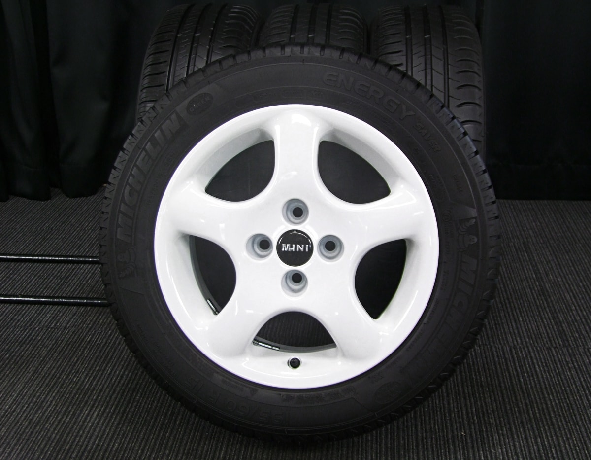 OZ MSW 15×6.5J(+35)PCD100-4H リメイク ホワイト MICHELIN (ミシュラン) ENERGY SAVER ( エナジーセイバー) 195/60R15 中古 タイヤホイール 4本 [15tas039] | カートレード21