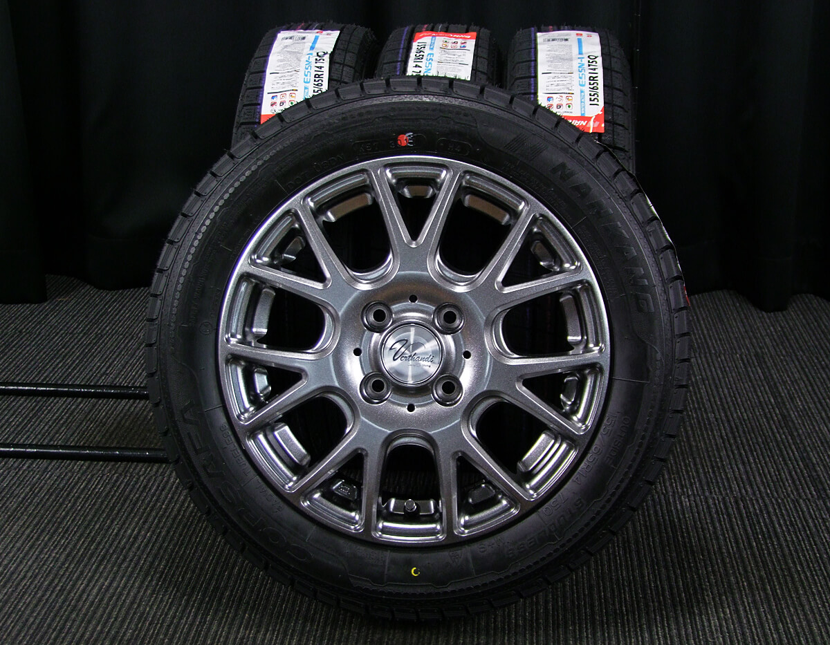 2024人気新品アルミホイール Verthandi YH-M7V 18x8.0 +40 114.3x5 METALLIC GRAY 4枚セット 5穴