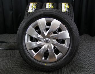 TOYOTA (トヨタ) SPADE (スペイド) 純正 15×5J(+39)PCD100-4H 新車外し ブラックスチール DUNLOP  (ダンロップ) DSX-2 新品 175/65R15 スタッドレス タイヤホイール 4本 [15gsw049] | カートレード21