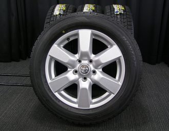 NISSAN (日産) X-TRAIL (エクストレイル) 純正 17×6.5J(+45)PCD114.3-5H 新車外し シルバー DUNLOP  (ダンロップ) DSX-2 新品 215/60R17 スタッドレス タイヤホイール 4本 [17gaw026] | カートレード21