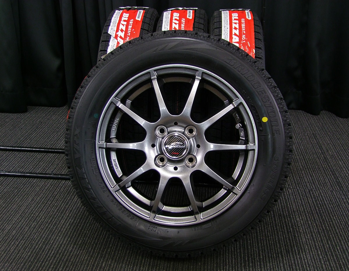 TOYO PROXES CF3 195/55R16 SCHNEIDER Stag メタリックグレー 16インチ 6.5J+48 5H-100 4本セット