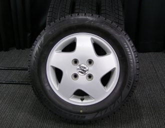 ワゴンR装着 ブリヂストンスタッドレス 145/80R13中古4本セット BRIDGESTONE（ブリヂストン） 中古タイヤ スタッドレスタイヤ ホイール