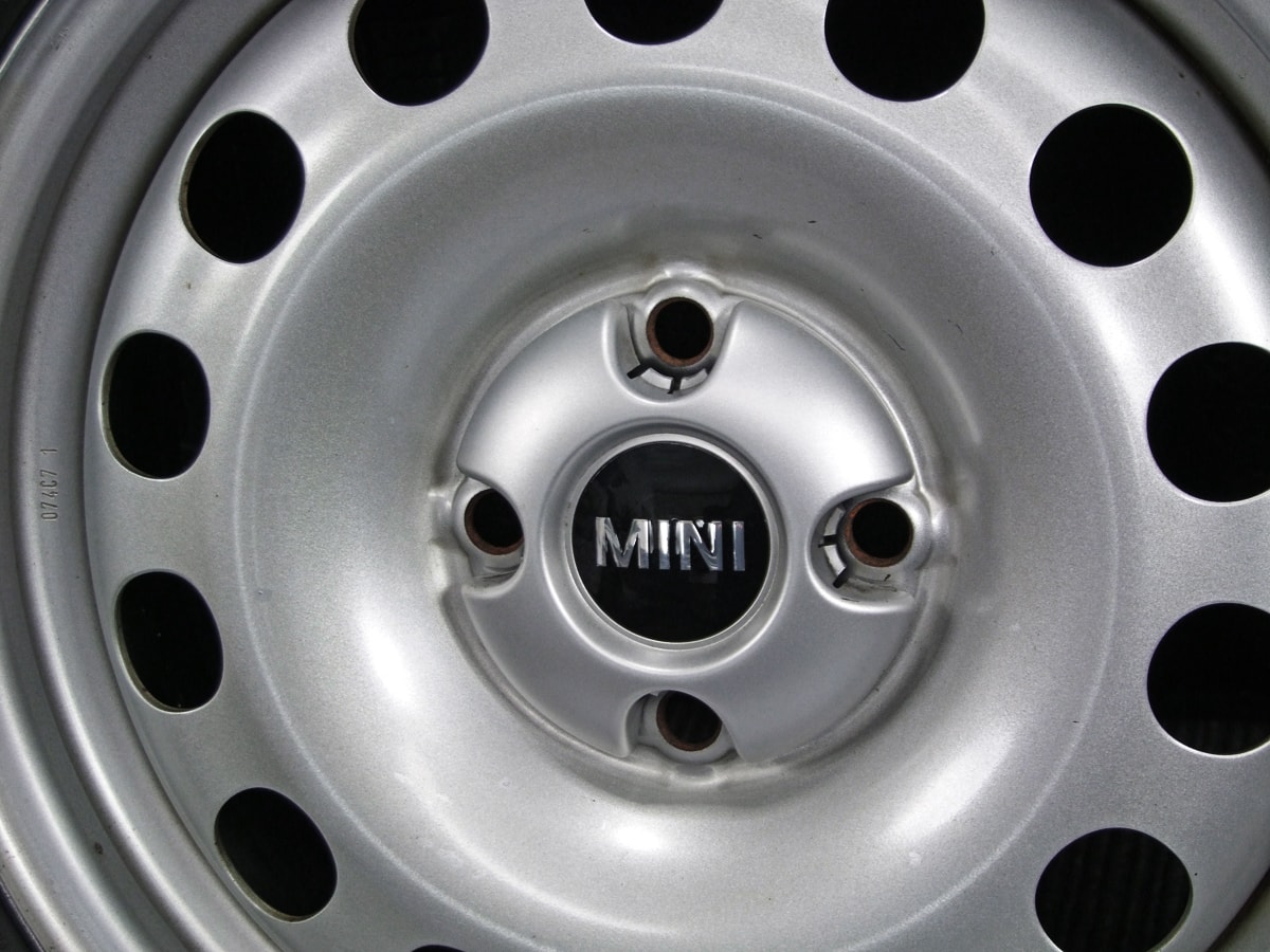 BMW MINI (ミニ) 純正 15×5.5J(+45)PCD100-4H シルバースチール 