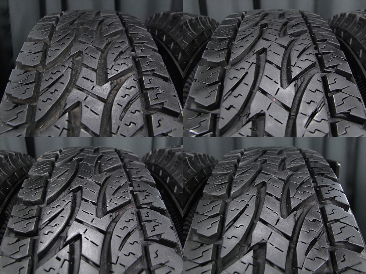 MITSUBISHI (三菱) RVR 純正 15×6J(+46)PCD114.3-5H リメイク ブロンズ BRIDGESTONE (ブリヂストン)  DUELER (デューラー) A/T 694 175/80R15 中古 タイヤホイール 4本 [15gas031] | カートレード21