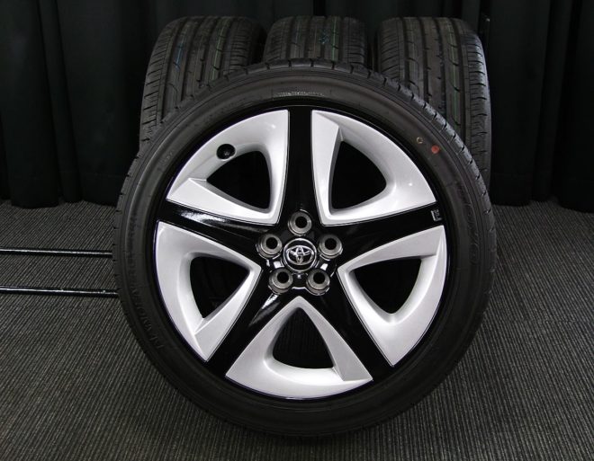 TOYOTA (トヨタ) PRIUS (プリウス) 純正 17×7J(+50)PCD100-5H ブラック ...