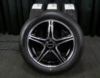 BRIDGESTONE (ブリヂストン) BALMINUM V5 (バルミナV5) 14×4.5J(+45)PCD100-4H ブラック&ポリッシュ  BRIDGESTONE (ブリヂストン) NEXTRY (ネクストリー) 新品 155/65R14 タイヤホイール 4本 [14taw101] |  カートレード21