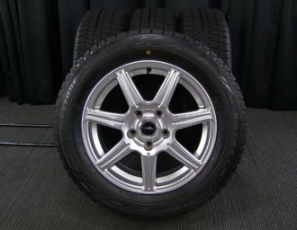 BRIDGESTONE (ブリヂストン) TOPRUN (トップラン) R7 16×6.5J(+48)PCD114.3-5H シルバー  BRIDGESTONE (ブリヂストン) BLIZZAK (ブリザック) REVO-GZ 205/60R16 中古 スタッドレス タイヤホイール 4本  [16taw086] | カートレード21