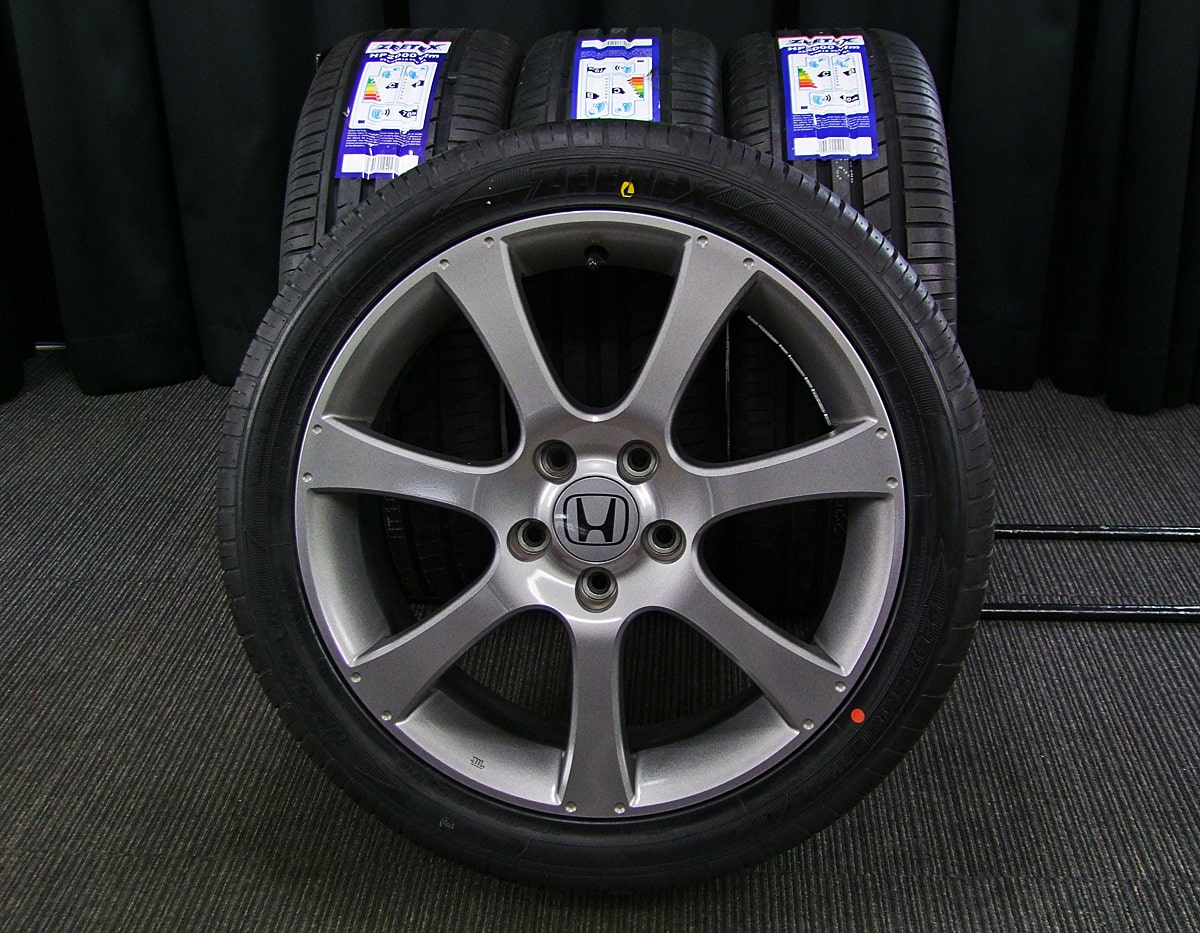 ブルー×レッド ホンダ 純正ホイール 17X7JJ PCD114.3 5穴 +55