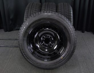 FIAT (フィアット) 500 (チンクエチェント) 純正 14×5J(+35)PCD98-4H リペア ブラックスチール BRIDGESTONE  (ブリヂストン) BLIZZAK (ブリザック) REVO-GZ 175/65R14 中古 スタッドレス タイヤホイール 4本 [14gsw060]  | カートレード21