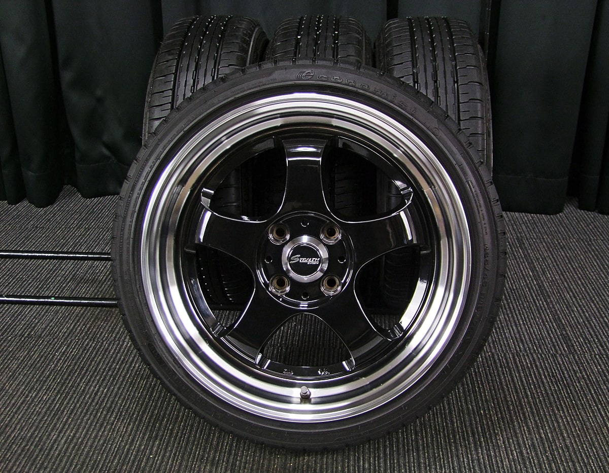 フローラル ステルスレーシング 16インチ6.5J オフセット+45 PCD100 4