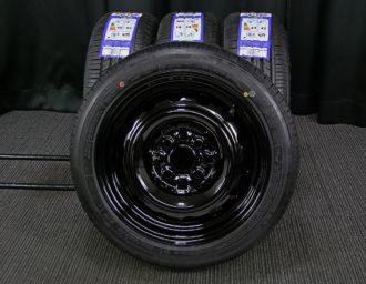 MAZDA (マツダ) DEMIO (デミオ) 純正 14×6J(+45)PCD100-4H リペア ブラックスチール ZEETEX (ジーテックス)  ZT1000 新品 165/55R14 タイヤホイール 4本 [14gss012] | カートレード21