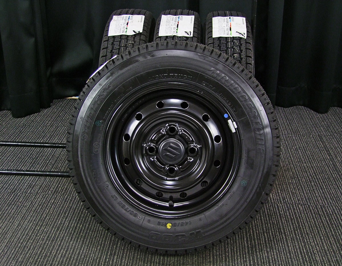 送料込☆X TREME-J＆ヨコハマジオランダーKT☆145/80R12LTクリッパー