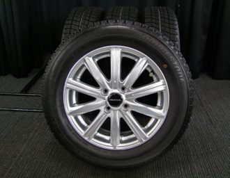 BRIDGESTONE (ブリヂストン) BALMINUM (バルミナ) KR10 15×5.5J(+50)PCD100-4H シルバー  BRIDGESTONE (ブリヂストン) ICE PARTNER (アイスパートナー) 185/65R15 中古 スタッドレス タイヤホイール 4本  [15taw171] | カートレード21