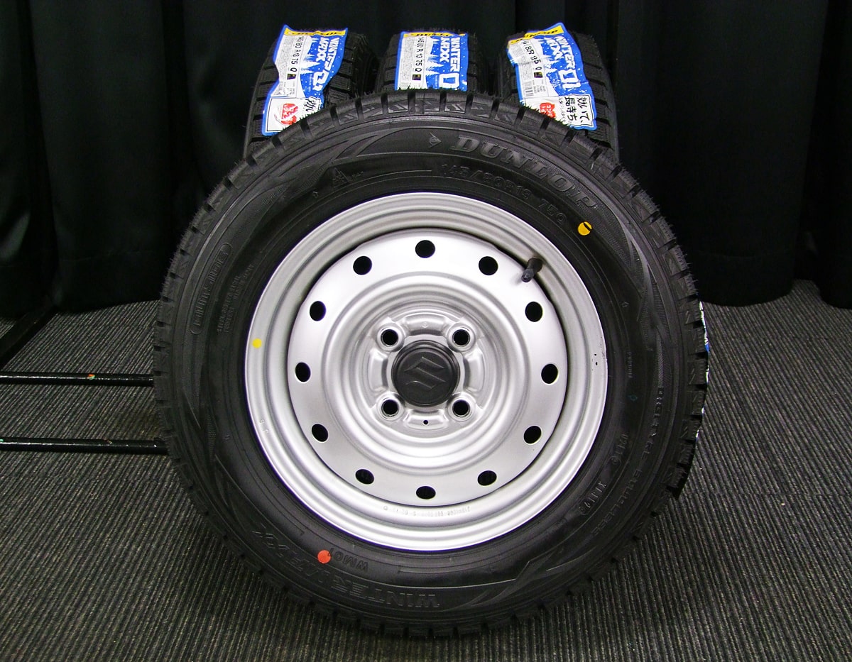 スズキ アルト HA24V タイヤ2本 145/80R12LT 198711 タイヤ