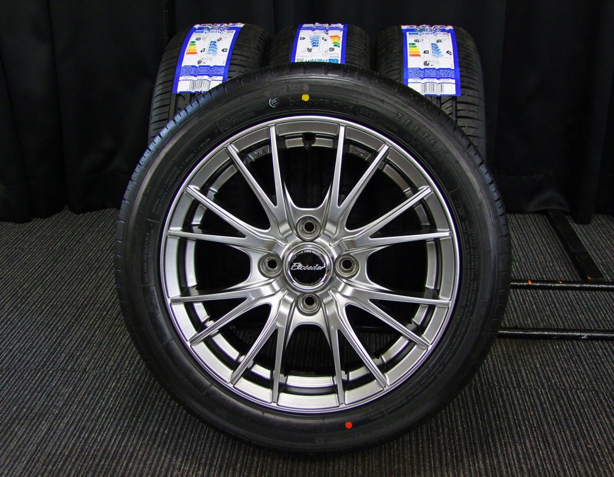 【送料無料】20年製175/65R14　ホットスタッフエクシーダ14×5.5J輪ん輪ん14