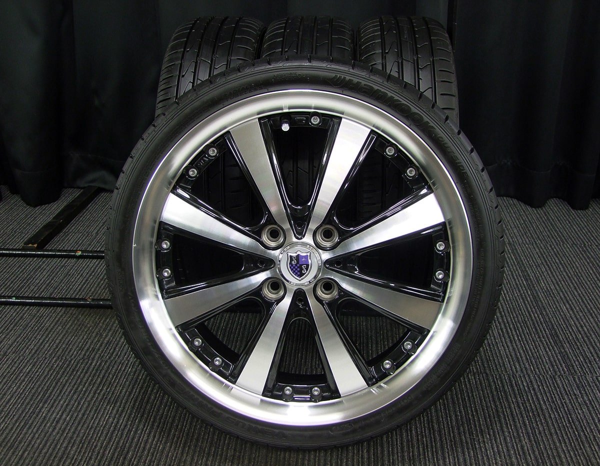 19×75jET55共豊　シュタイナーホイールタイヤ