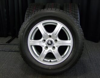 BRIDGESTONE (ブリヂストン) FEID (フェイド) G6 15×6J(+45)PCD114.3-5H シルバー BRIDGESTONE  (ブリヂストン) ICE PARTNER (アイスパートナー) 195/65R15 中古 スタッドレス タイヤホイール 4本 [15taw186] |  カートレード21