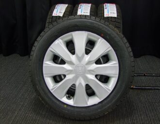 HONDA (ホンダ) N-BOX (Nボックス) 純正 14×4.5J(+40)PCD100-4H 中古 ブラックスチール NANKANG  (ナンカン) ESSN-1 CORSAFA 新品 155/65R14 スタッドレス タイヤホイール 4本 [14gsw095] | カートレード21