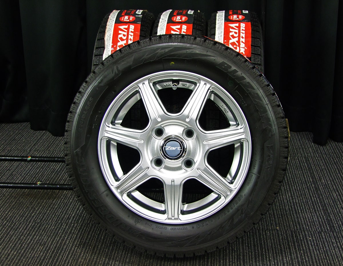 155/65R13 21年スタッドレス ラパンホイール 13インチ ブリザック