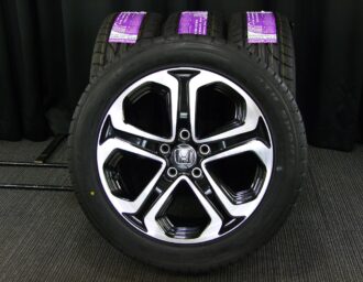 HONDA (ホンダ) VEZEL (ヴェゼル) HYBRID-Z (ハイブリッドZ) 純正 17×7J(+55)PCD114.3-5H 中古  ブラック&ポリッシュ ATR SPORT (ATRスポーツ) 新品 215/55ZR17 タイヤホイール 4本 [17gas041] |  カートレード21