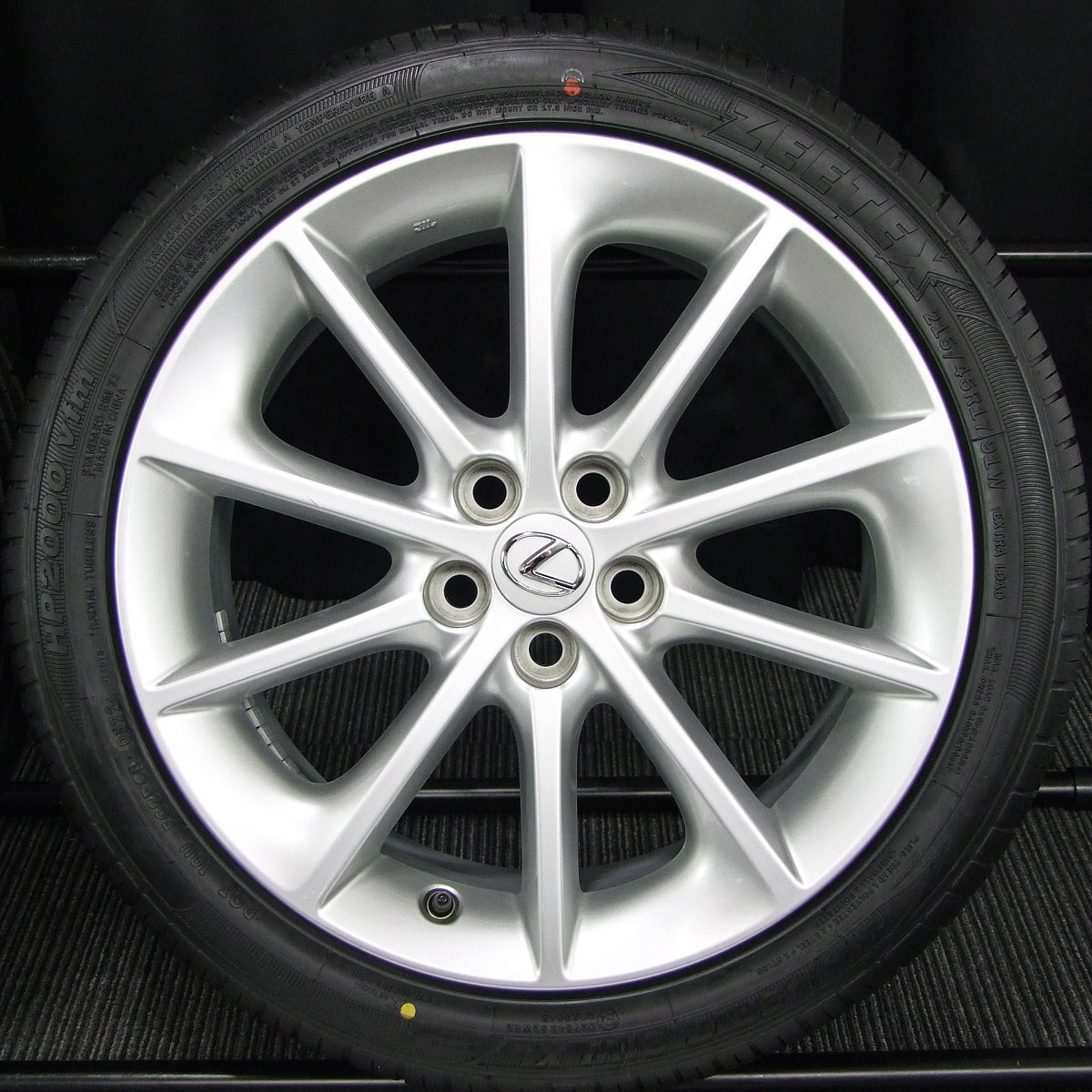 LEXUS (レクサス) CT200h 純正 17×7J(+45)PCD100-5H シルバー ZEETEX