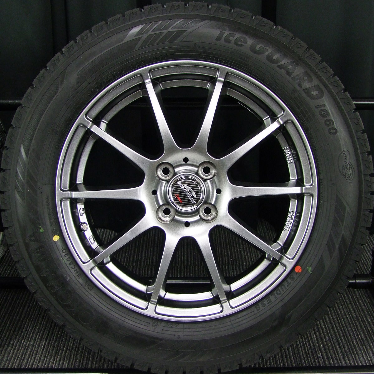 TOYO PROXES CF3 205/55R16 SCHNEIDER Stag メタリックグレー 16インチ 6.5J+48 5H-100 4本セット