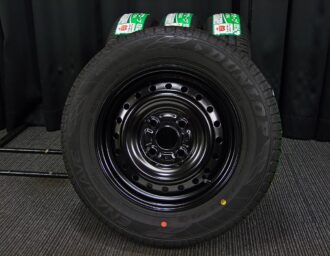 T121　145/80R13　ダンロップ　4本　2016年製　スチールホイール付 bs0155-wh003238.jpg