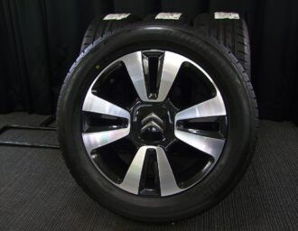 CITROËN (シトロエン) C3 16×6.5J(+20)PCD108-4H ブラック&ポリッシュ