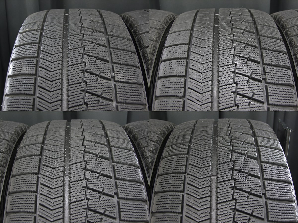 BORBET ( Borbet ) typeF ( type F) 17×7J(+38)PCD110-5H silver BRIDGESTONE ( Bridgestone ) BLIZZAK ( Blizzak ) VRX 225/45R17 used studdless tires wheel 4ps.